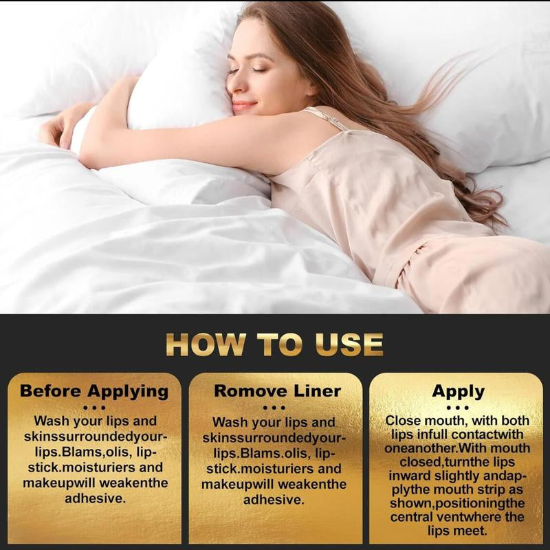 Mouth Tape (30 Pack) - Hypoallergenic and Breathable Sleep Tape Promotes Restful Sleep & Reduces Snoring, anti Snoring Mouth Tape for Sleeping, Premium Material, Medical Grade Adhesive Comfort, Sleep Strips