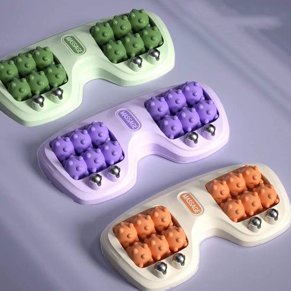 1PCS Portable Dual Foot Massage Roller Cat Claw Foot Therapy Foot Massage Instrument Relaxation Point Stimulation Magnetic Rolle