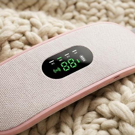Portable Period Comfort Pad – 3 Heat Levels & 4 Vibration Modes